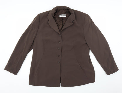 Womens UK Size 44 Gerry Weber Brown Jacket