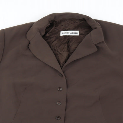 Womens UK Size 44 Gerry Weber Brown Jacket