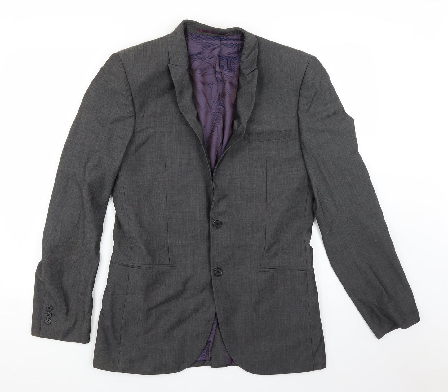 Mens UK Size 38 NEXT Regular Grey Suit Jacket