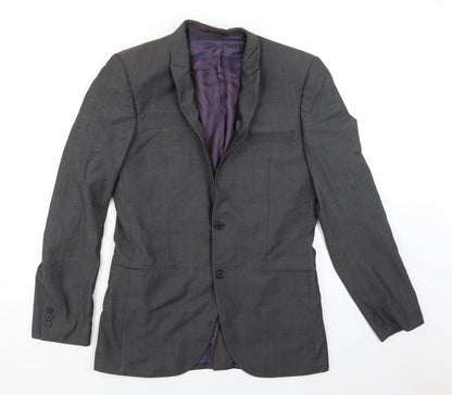 Mens UK Size 38 NEXT Regular Grey Suit Jacket