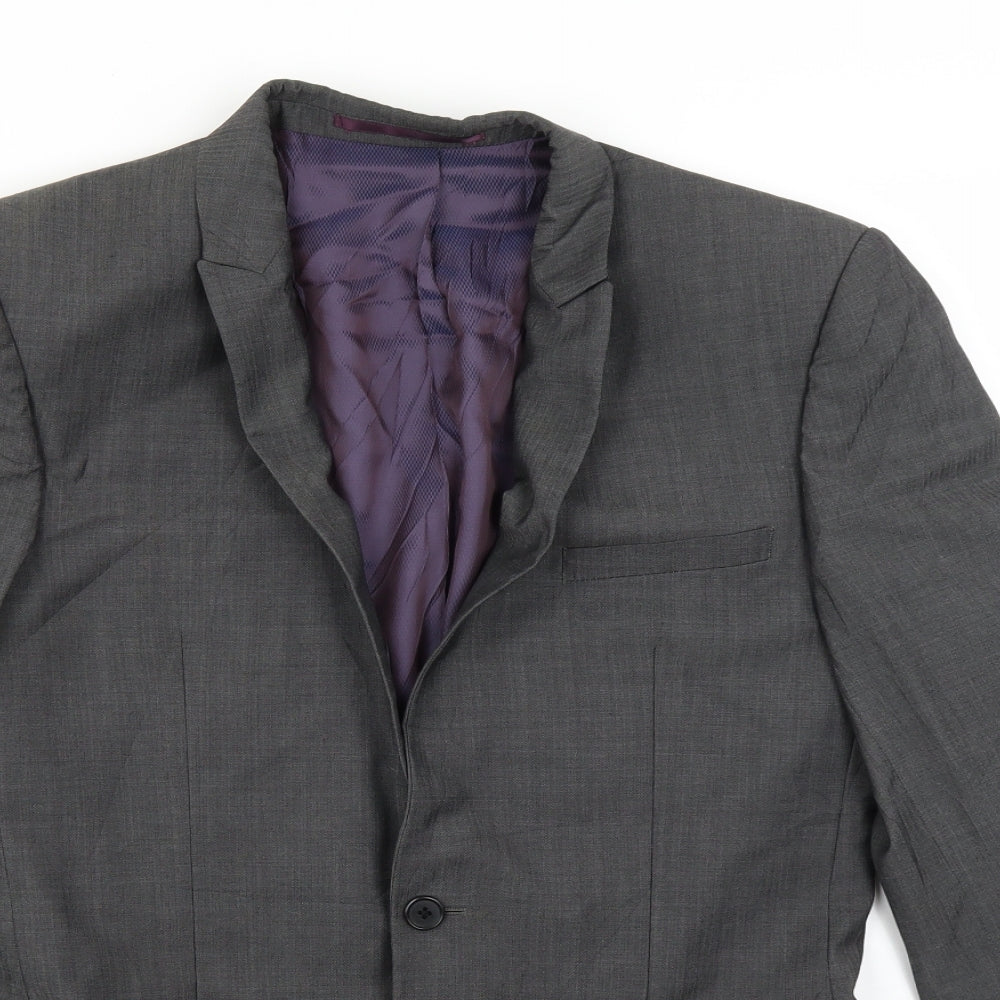 Mens UK Size 38 NEXT Regular Grey Suit Jacket