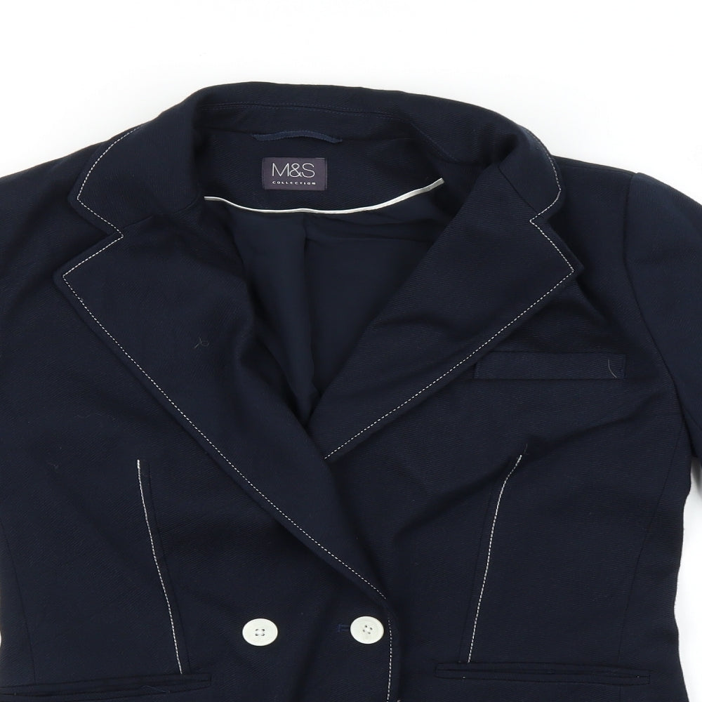 Womens UK Size 6 Marks and Spencer Blue Jacket