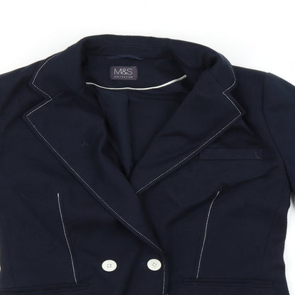 Womens UK Size 6 Marks and Spencer Blue Jacket