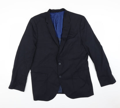 Mens UK Size 44 Marks and Spencer Regular Blue Suit Jacket