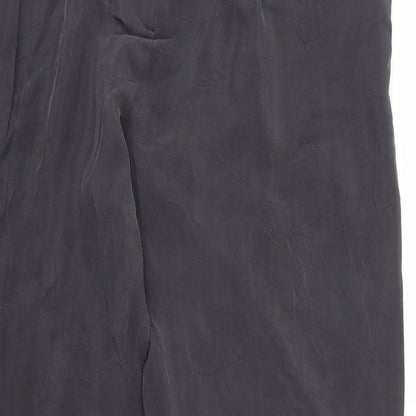 Womens UK Size 12 Topshop Regular Fit  Grey Trousers