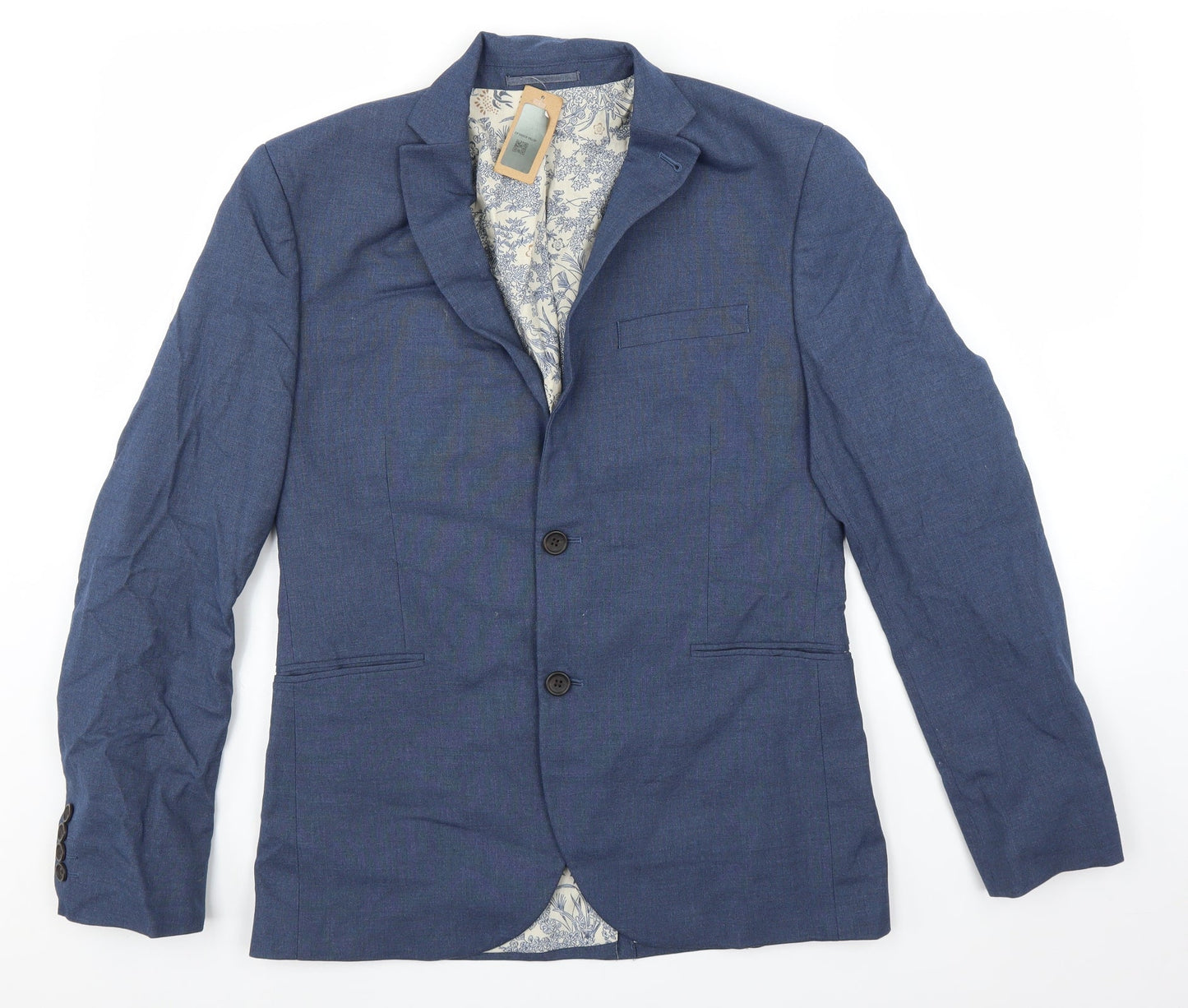 Mens UK Size 40 NEXT Regular Blue Suit Jacket