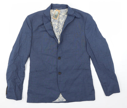 Mens UK Size 40 NEXT Regular Blue Suit Jacket