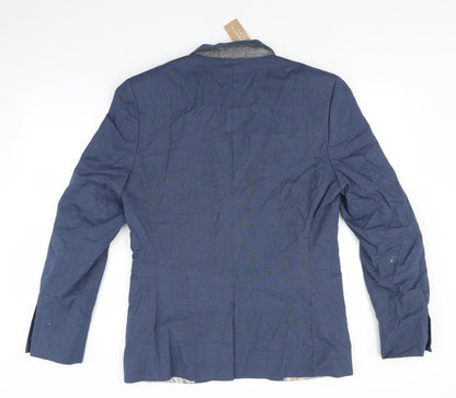 Mens UK Size 40 NEXT Regular Blue Suit Jacket