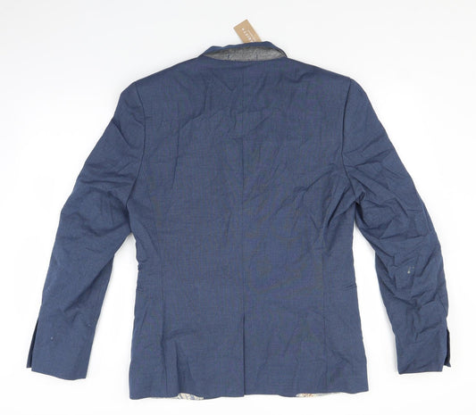 Mens UK Size 40 NEXT Regular Blue Suit Jacket