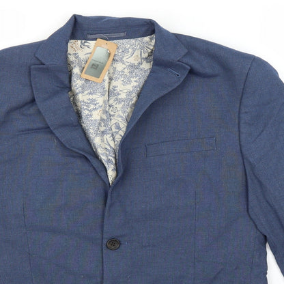 Mens UK Size 40 NEXT Regular Blue Suit Jacket