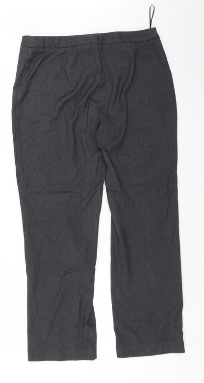 Womens UK Size 14 Papaya Regular Fit  Grey Trousers