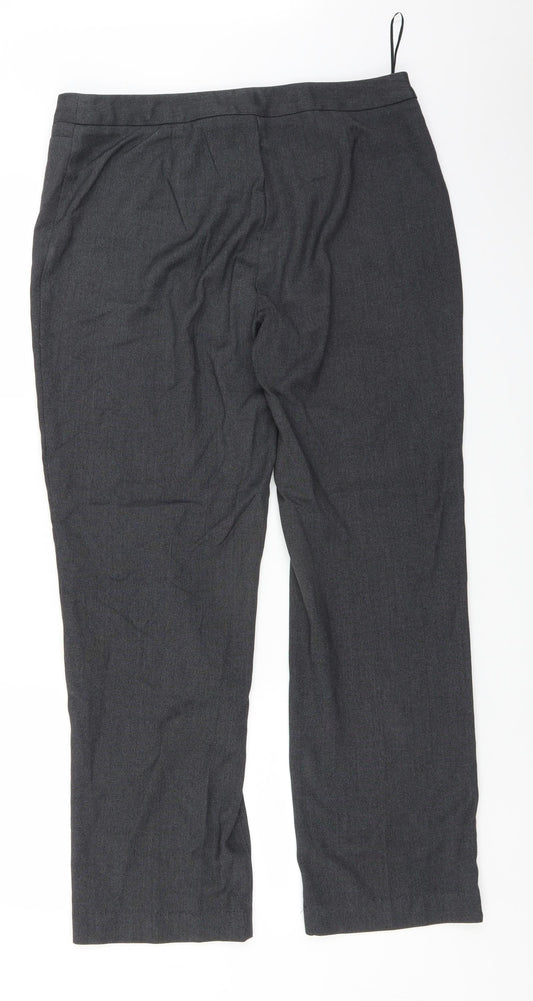 Womens UK Size 14 Papaya Regular Fit  Grey Trousers