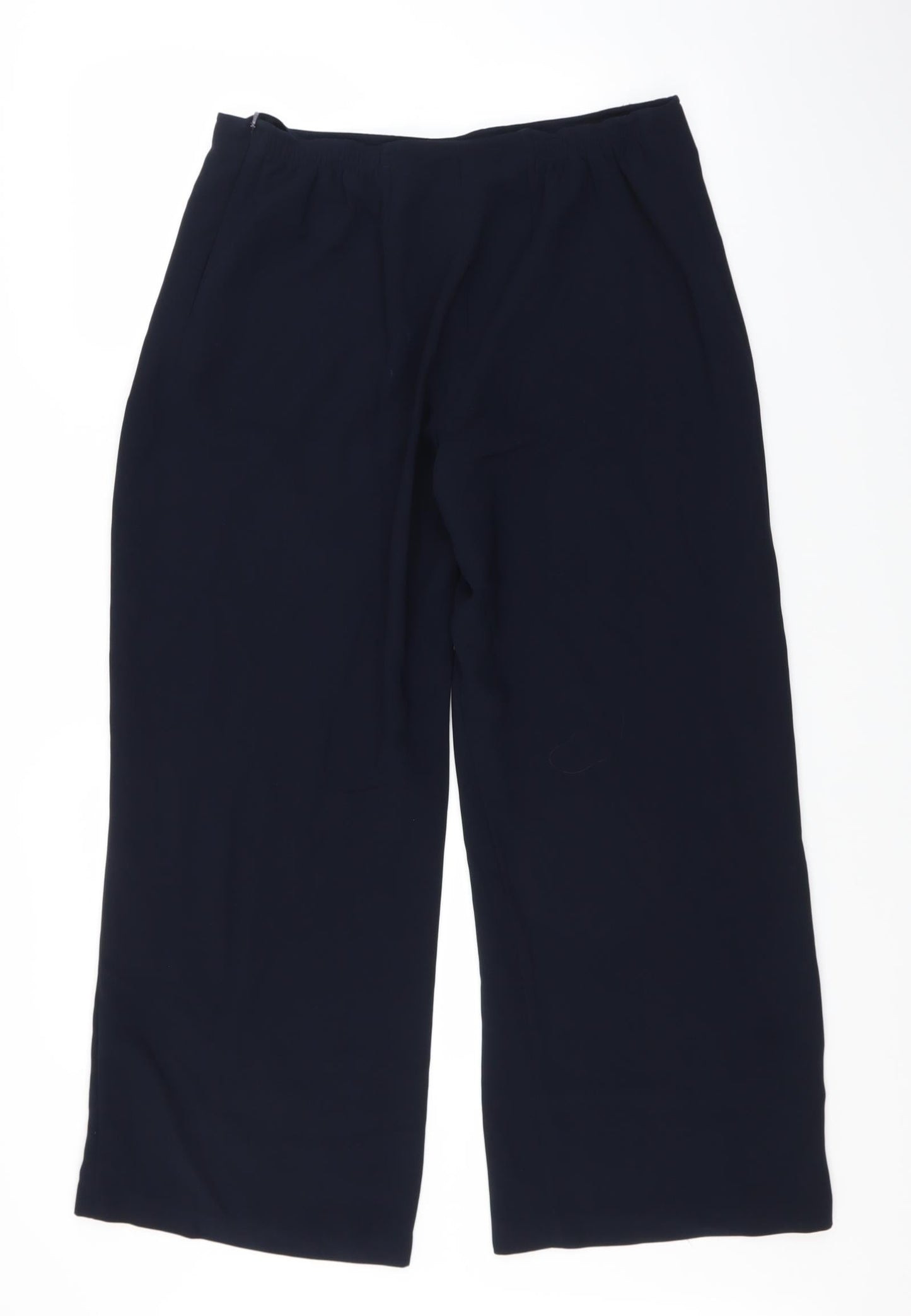 Womens UK Size 16 Marks and Spencer Regular Fit  Blue Trousers