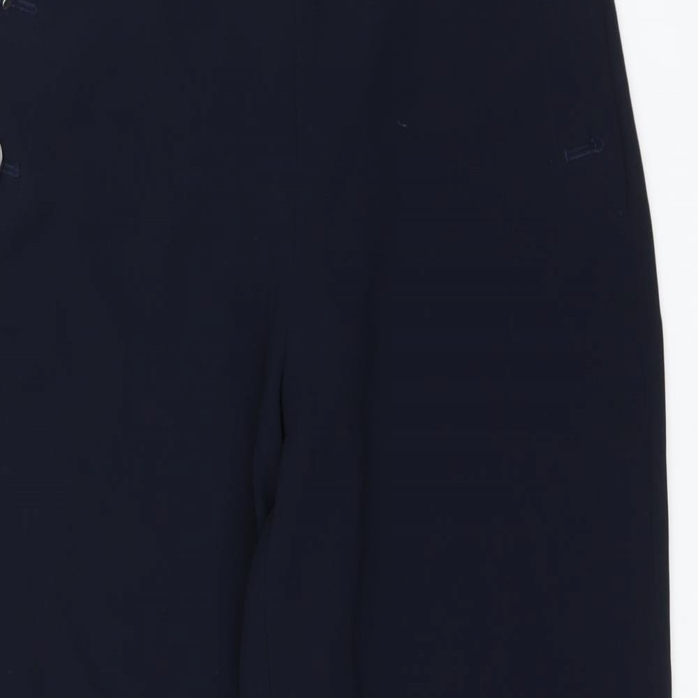 Womens UK Size 16 Marks and Spencer Regular Fit  Blue Trousers