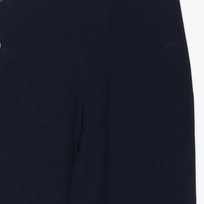 Womens UK Size 16 Marks and Spencer Regular Fit  Blue Trousers