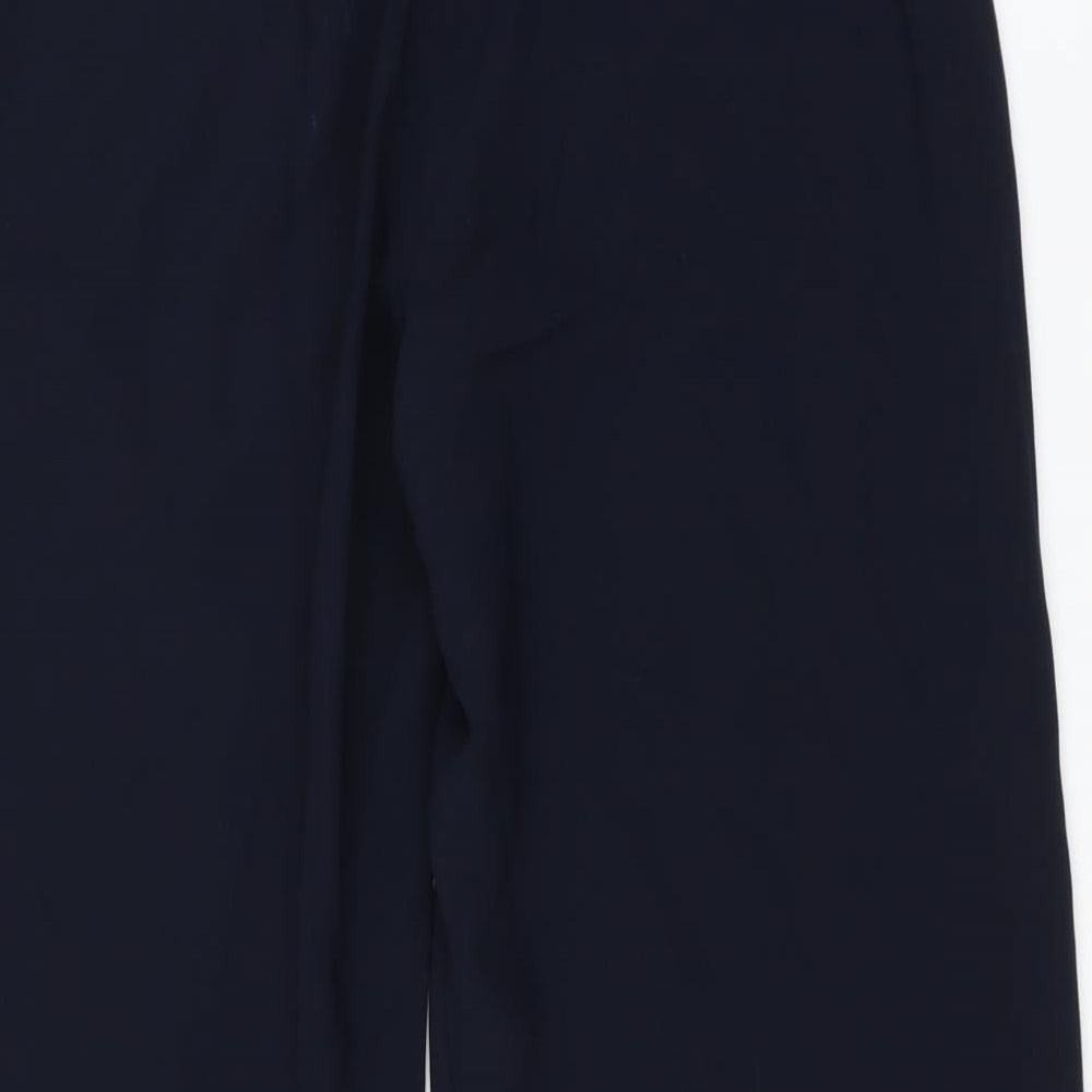 Womens UK Size 16 Marks and Spencer Regular Fit  Blue Trousers