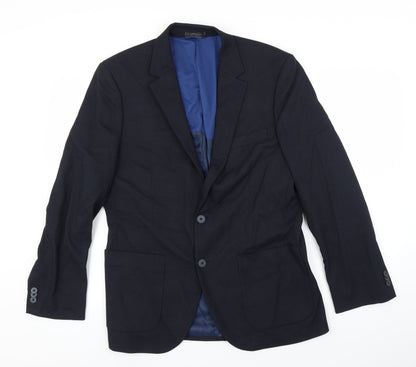Mens UK Size 40 Marks and Spencer Regular Blue Suit Jacket