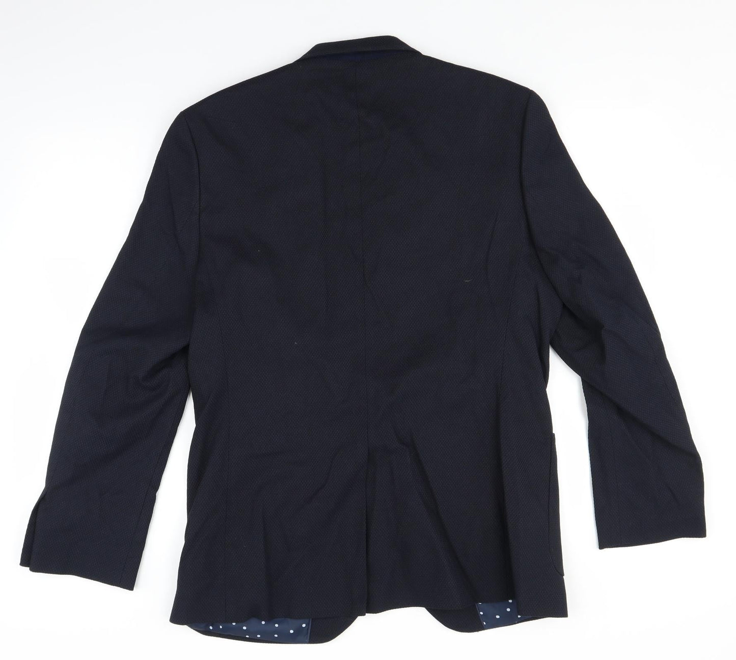 Mens UK Size 40 Marks and Spencer Regular Blue Suit Jacket