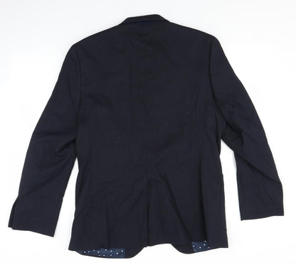 Mens UK Size 40 Marks and Spencer Regular Blue Suit Jacket
