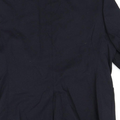 Mens UK Size 40 Marks and Spencer Regular Blue Suit Jacket