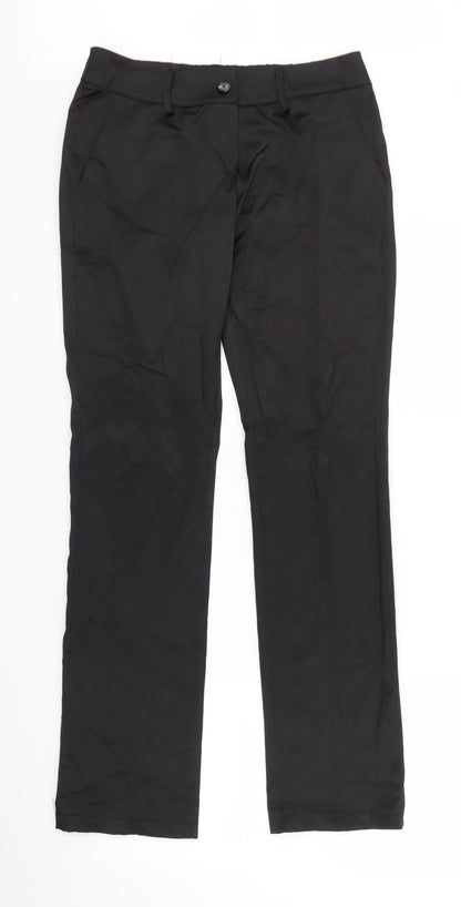 Womens UK Size M Love Regular Fit  Black Trousers