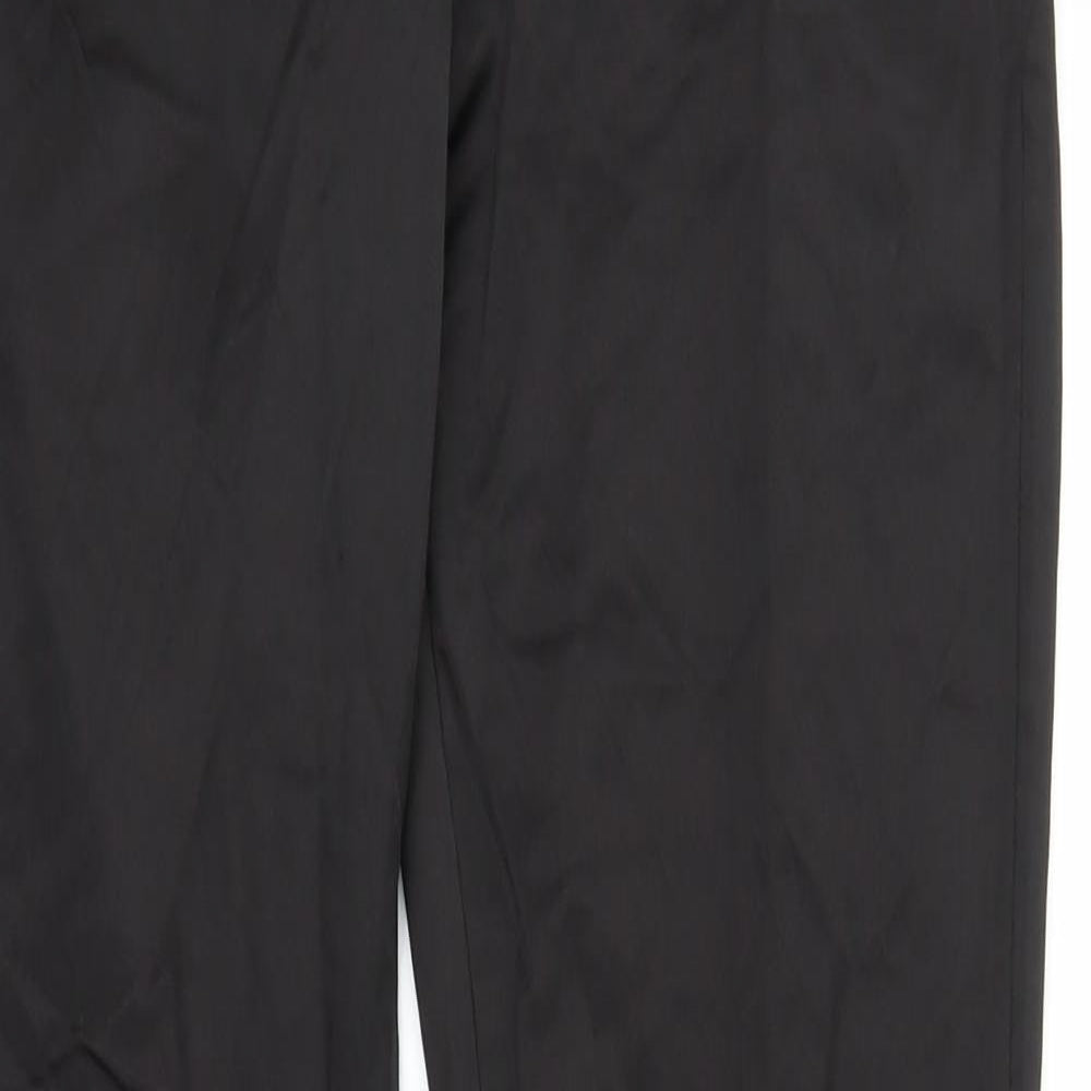 Womens UK Size M Love Regular Fit  Black Trousers