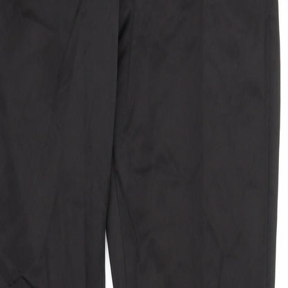 Womens UK Size M Love Regular Fit  Black Trousers