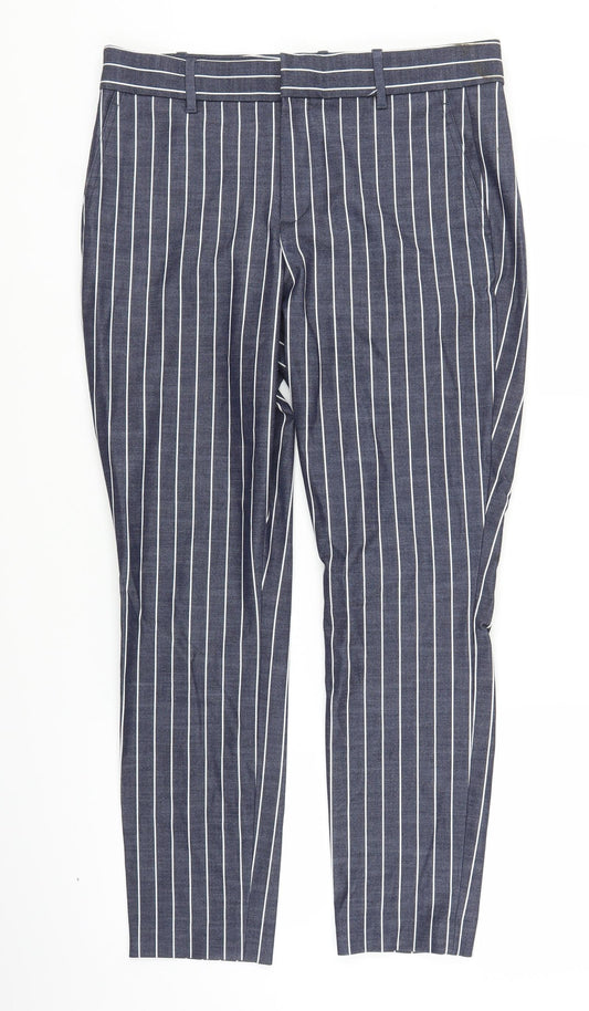 Womens UK Size 10 Gap Regular Fit  Black Trousers
