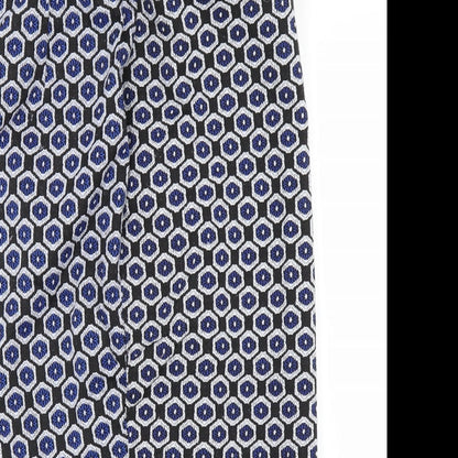 Marks and Spencer Womens Black Geometric  Straight & Pencil Skirt Size 12