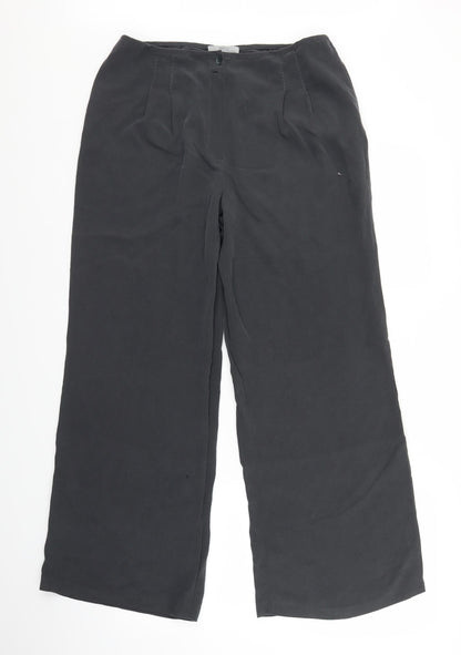 Womens UK Size 12 Marks and Spencer Regular Fit  Grey Trousers