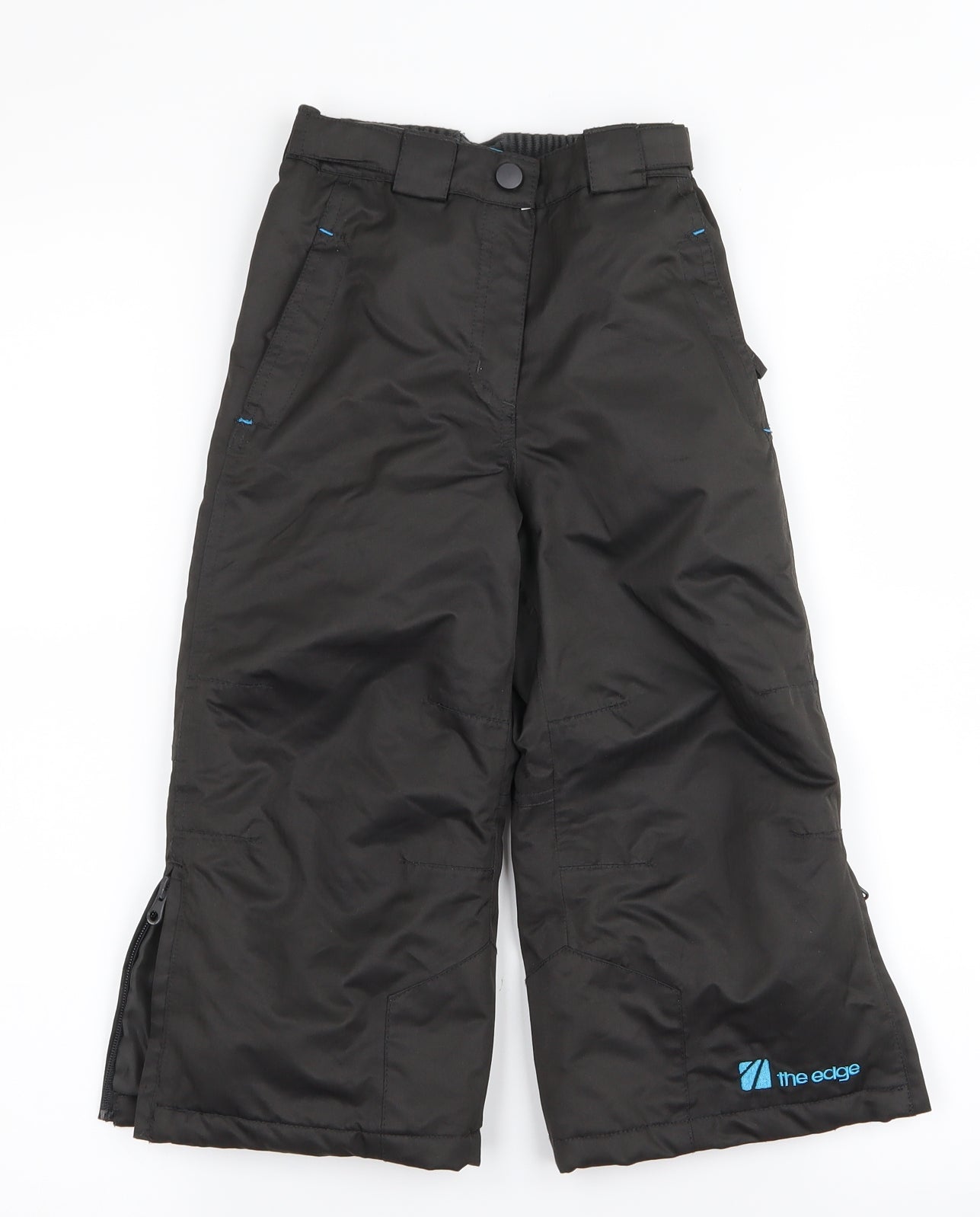 edge Boys Black  Ramie  Trousers Size 3 Years