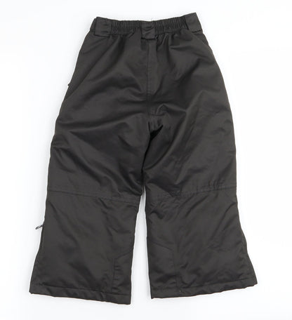 edge Boys Black  Ramie  Trousers Size 3 Years