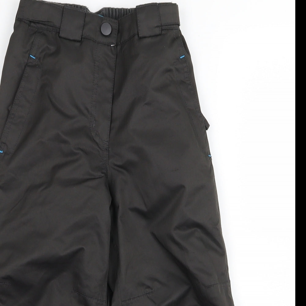 edge Boys Black  Ramie  Trousers Size 3 Years