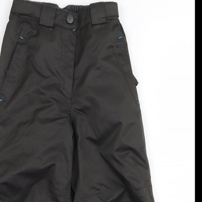 edge Boys Black  Ramie  Trousers Size 3 Years