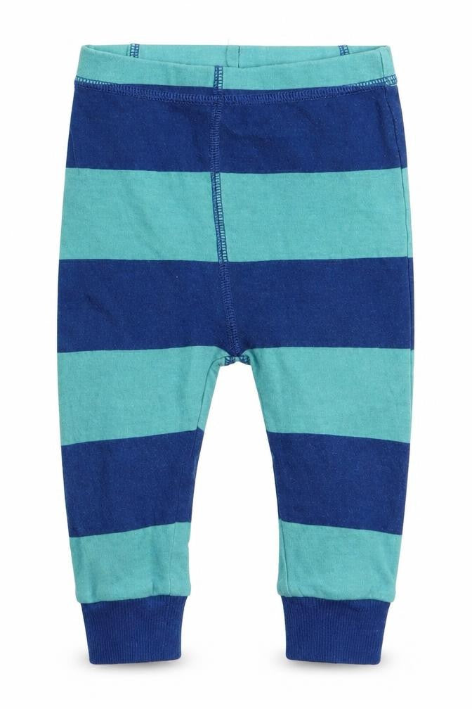 Next Baby Black Striped  Jogger Trousers Size 9 Months