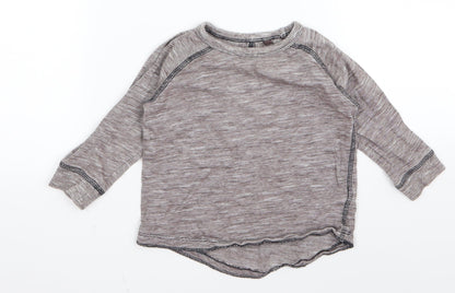Next Baby Grey   Basic T-Shirt Size 12 Months