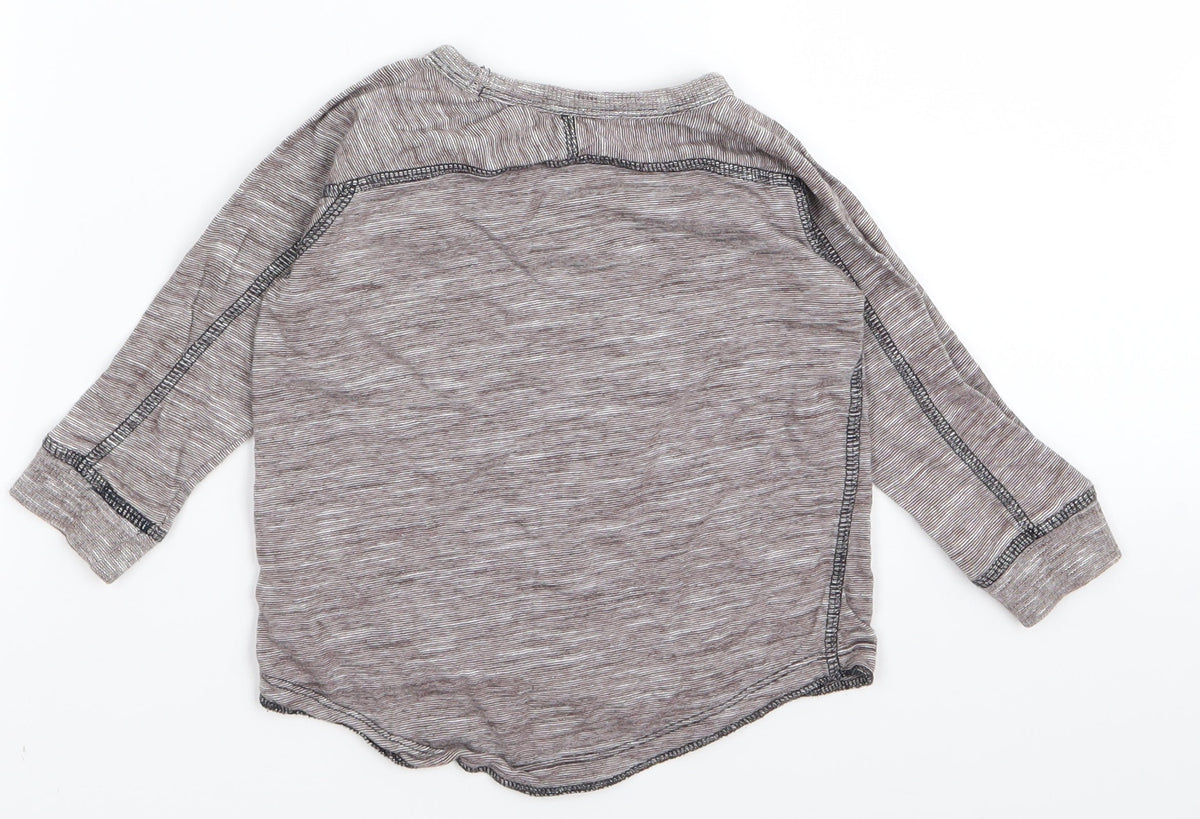 Next Baby Grey   Basic T-Shirt Size 12 Months