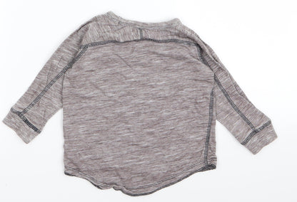Next Baby Grey   Basic T-Shirt Size 12 Months