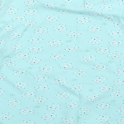 Mini Club Girls Blue   Basic T-Shirt Size 5 Years  - snowflake
