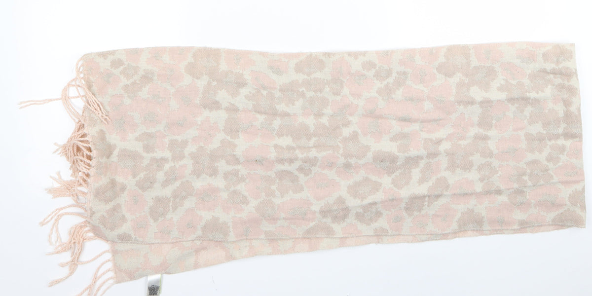 Front view of Preworn unisex beige scarf