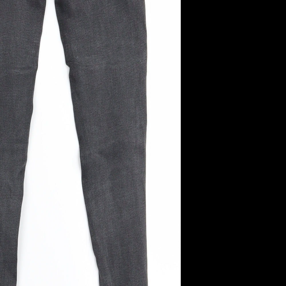 ZANKU Womens Grey   Skinny Jeans Size S L28 in