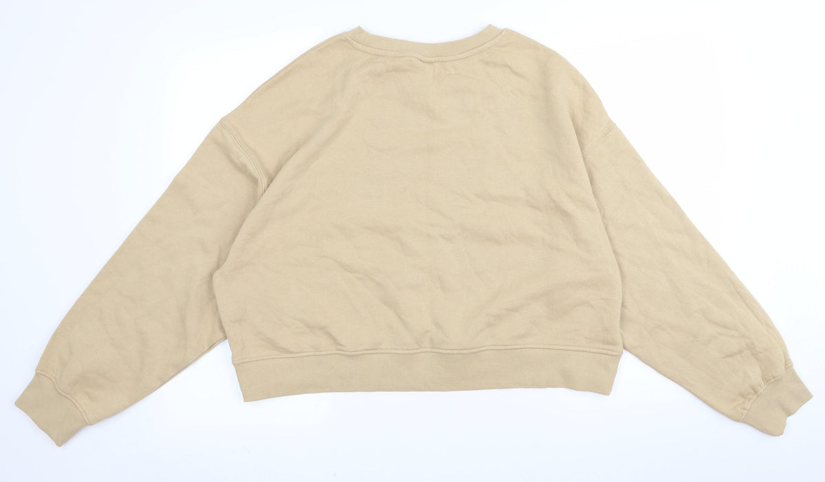 H&M Womens Beige   Pullover Jumper Size 4