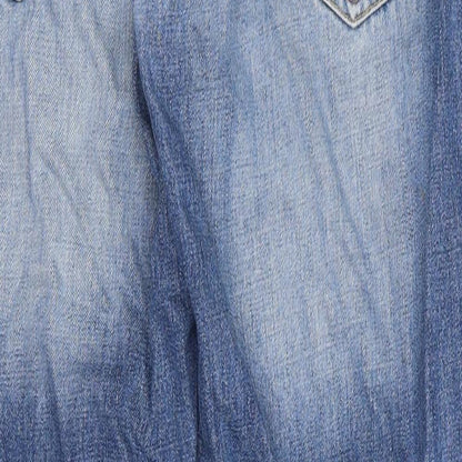 Womens UK Size 32 Preworn Regular Fit Bootcut Blue Jeans