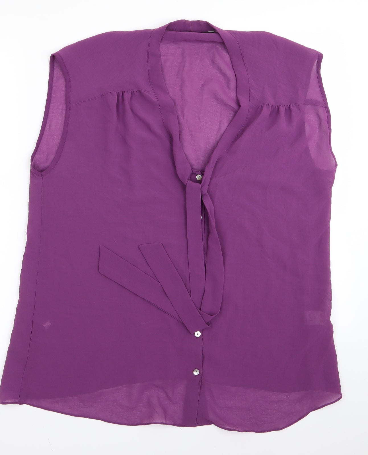 F&F Womens Purple   Basic Button-Up Size 10