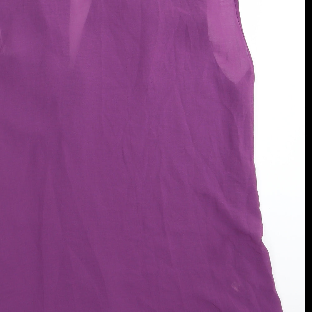 F&F Womens Purple   Basic Button-Up Size 10