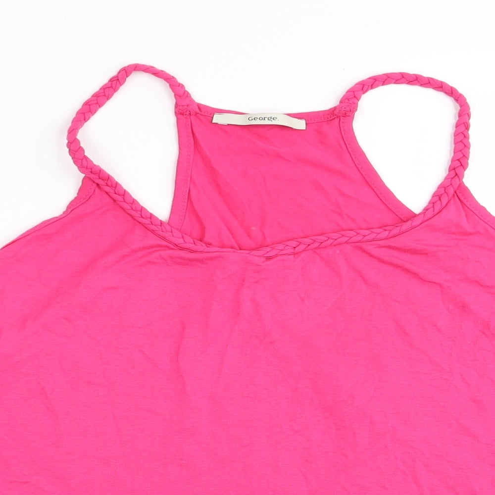 George Womens Pink   Basic Blouse Size 12