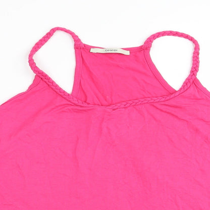 George Womens Pink   Basic Blouse Size 12