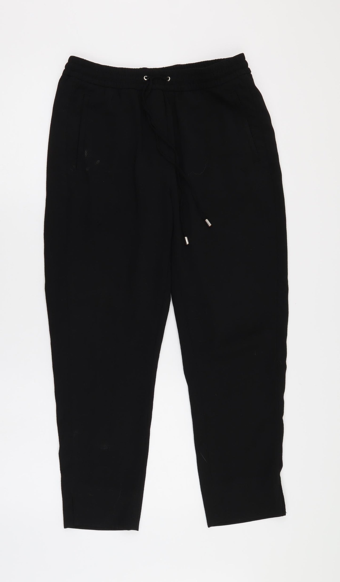 Womens UK Size 38 H&M Regular Fit  Black Trousers