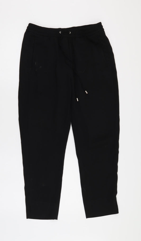 Womens UK Size 38 H&M Regular Fit  Black Trousers