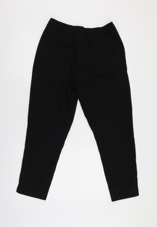 Womens UK Size 38 H&M Regular Fit  Black Trousers